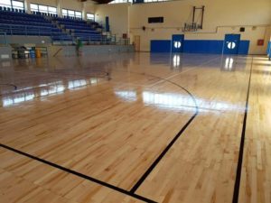 Παραδόθηκε το νέο δάπεδο στο κλειστό γήπεδο Μπάσκετ της Αργοναυτών