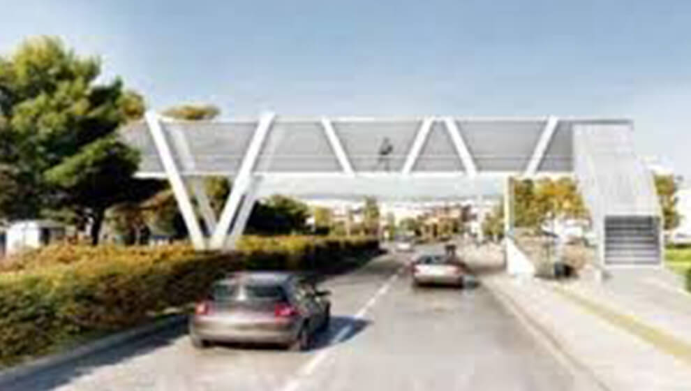 Δημιουργούμε πεζογέφυρα στο ύψος του κολυμβητηρίου Αργυρούπολης